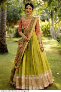 Kanjeevaram Silk Lehenga