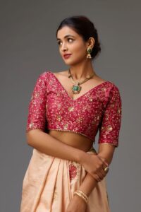 silk blouse